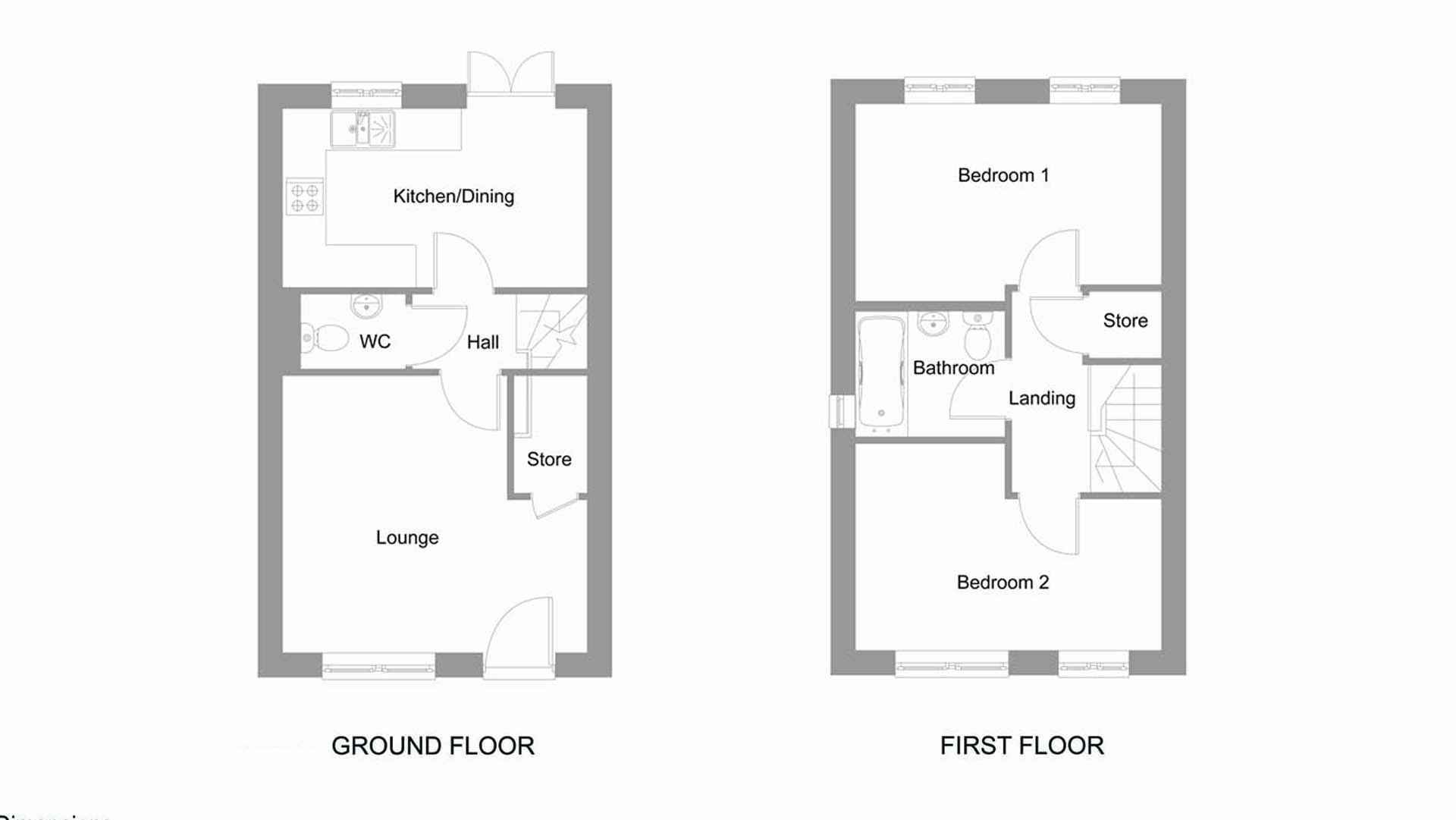 The Lily floor plan