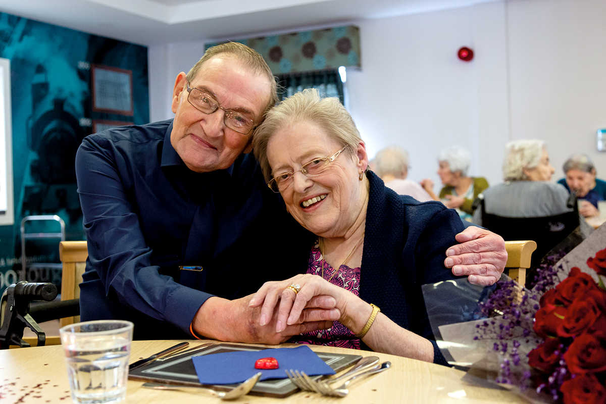 Dennis and Brenda celebrate their special day