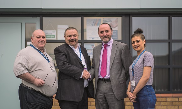 Walsall MP, Eddie Hughes visits Friendship Care and Housing