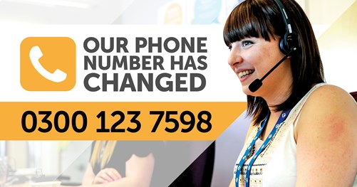 New phone number for Axiom - 0300 123 7598