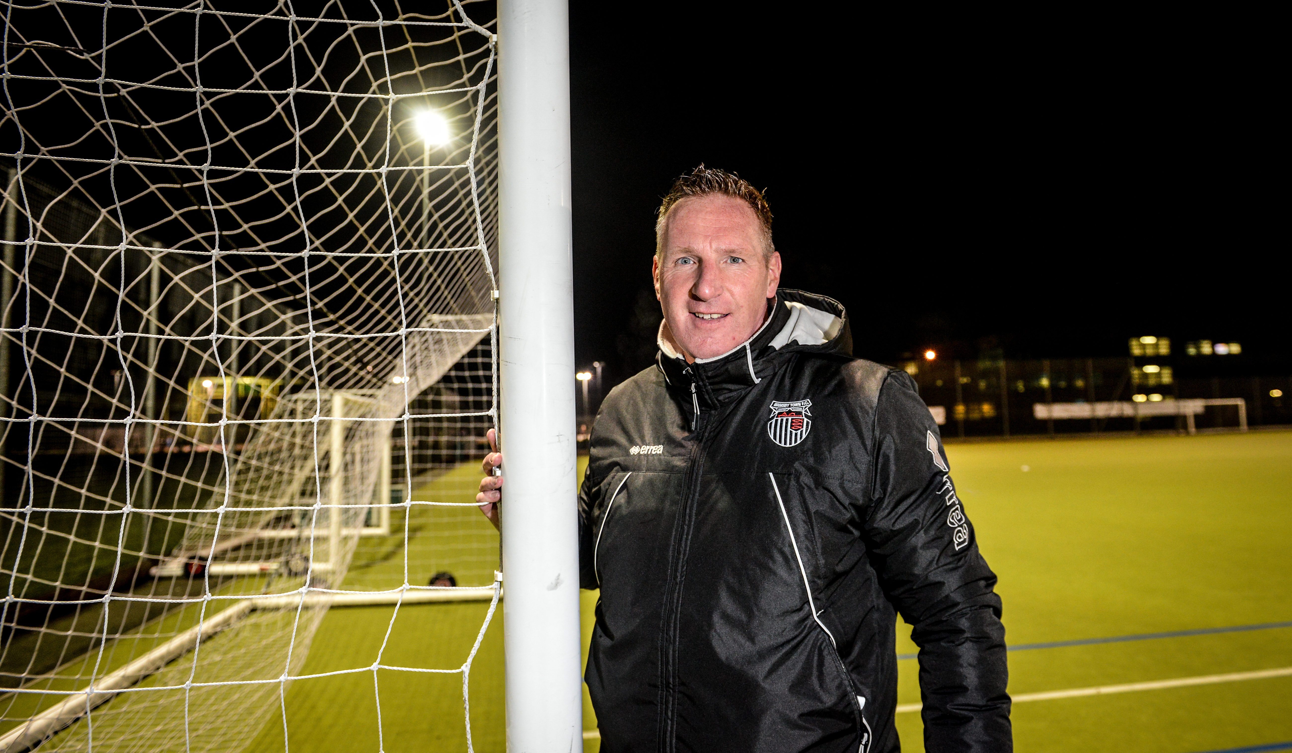 Brian at his other ‘job’ - as part-time coach with Grimsby Town’s Youth Academy