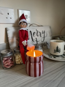 Elf roasting marshmallows