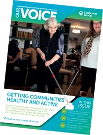Customer magazine front cover