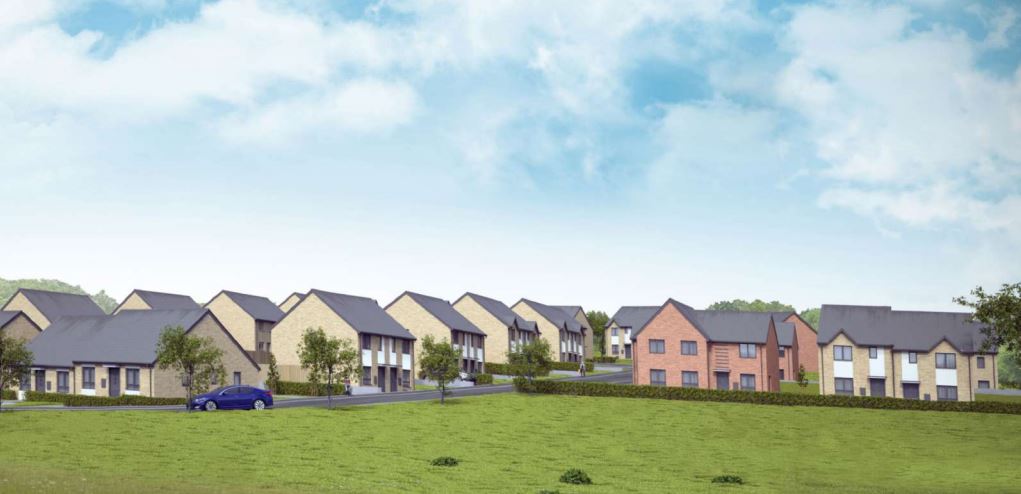 CGI image of Longhurst Group's Great Gonerby development