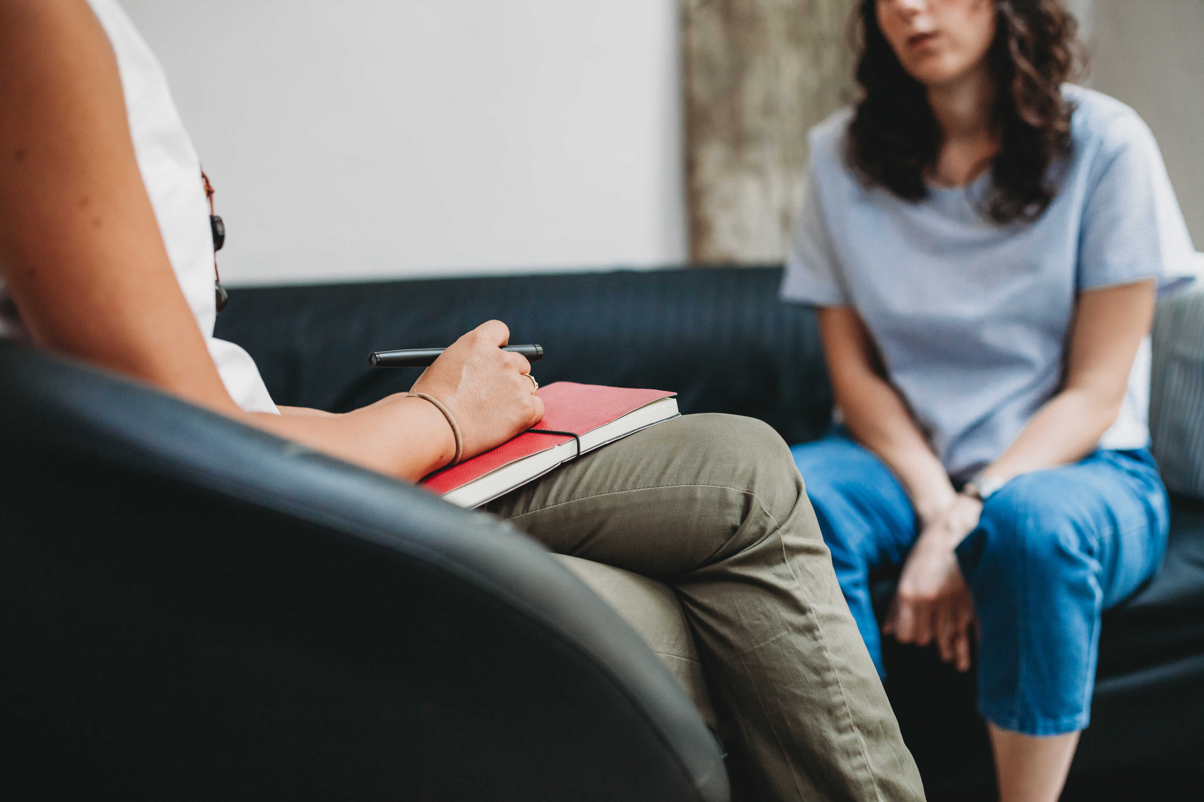 Lady receiving help and support