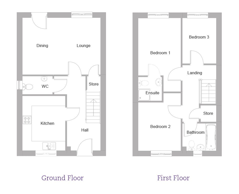 The Monarch floorplan
