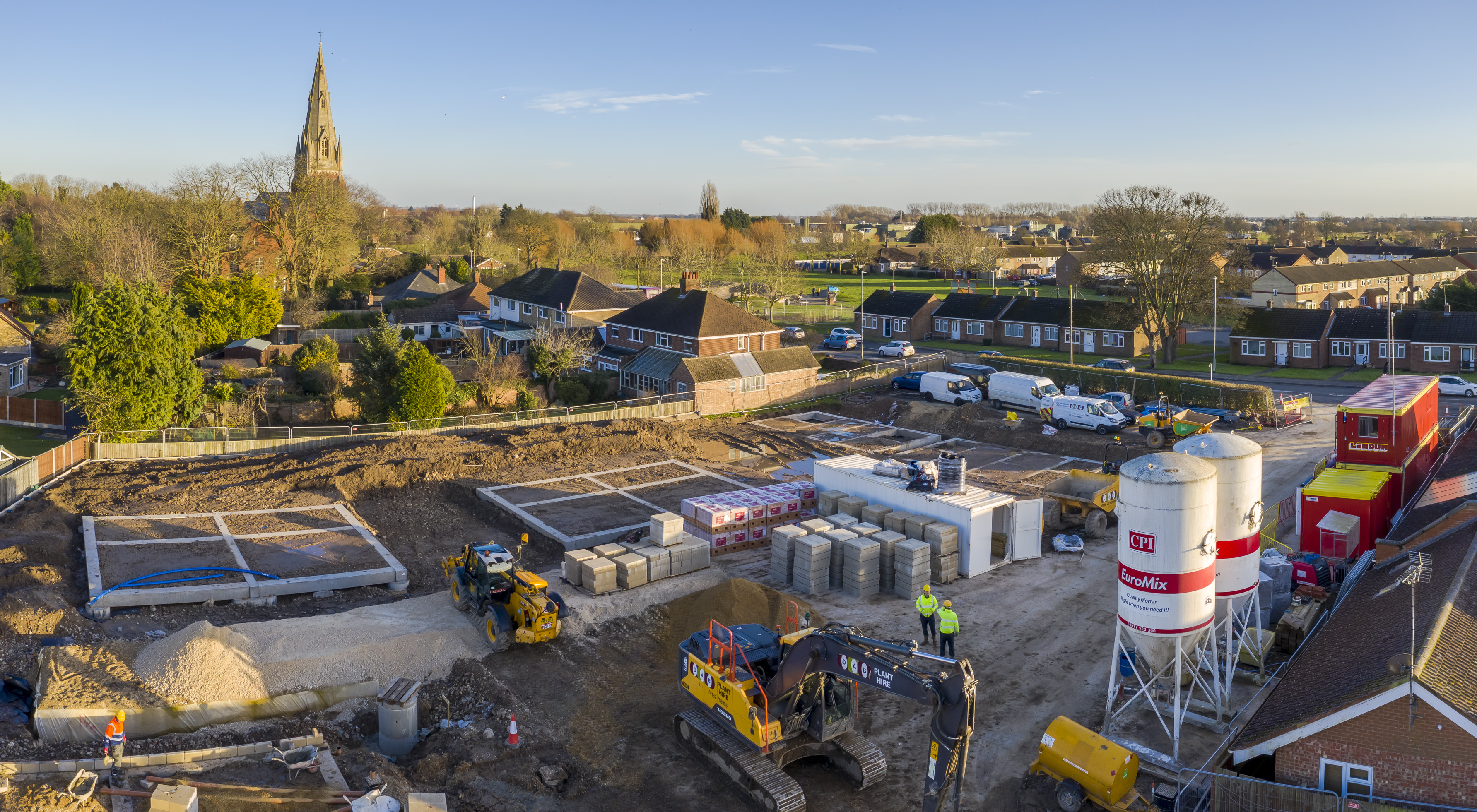 Construction site - Welland Park development