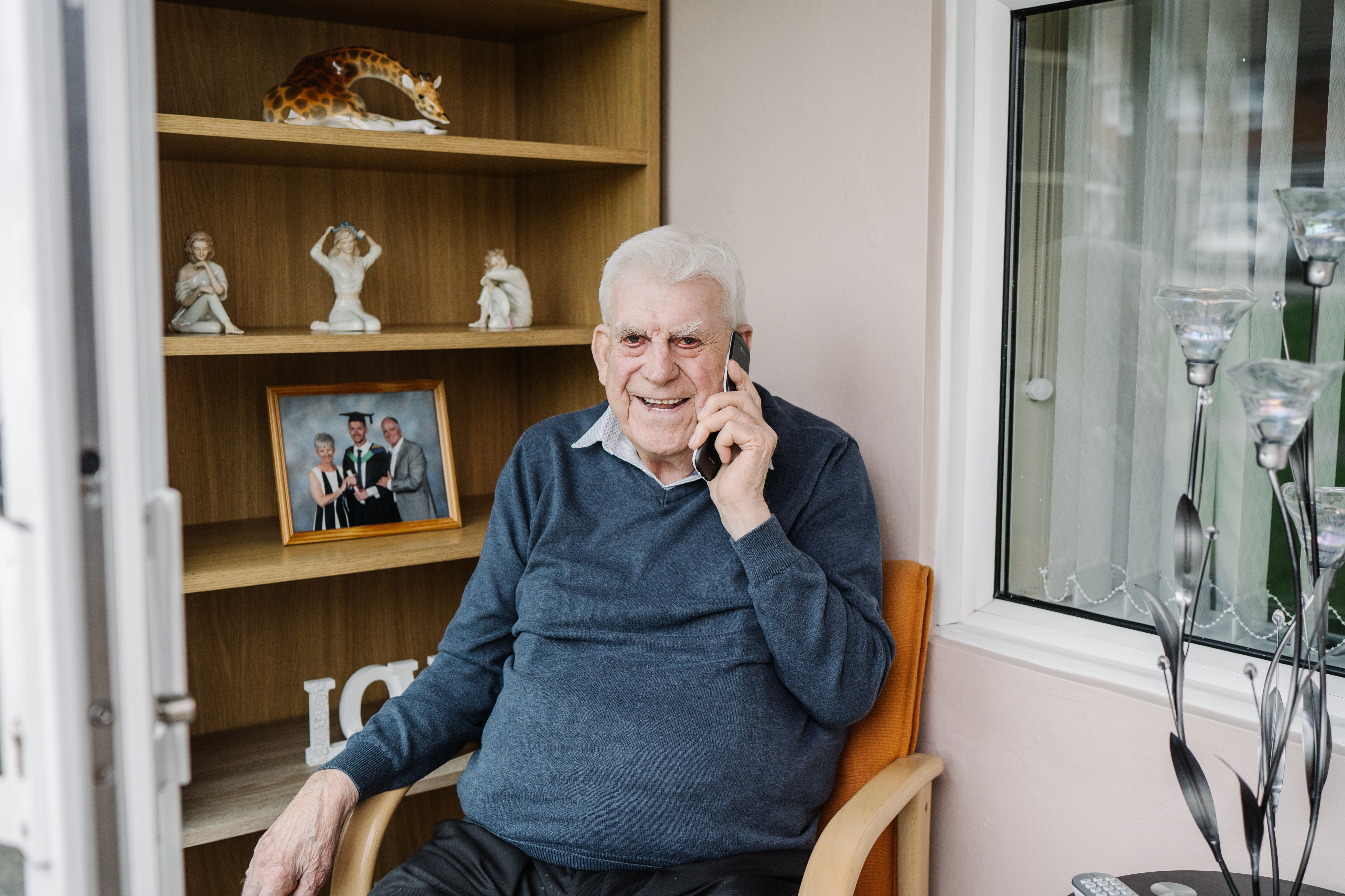 Ron Davies making wellbeing calls