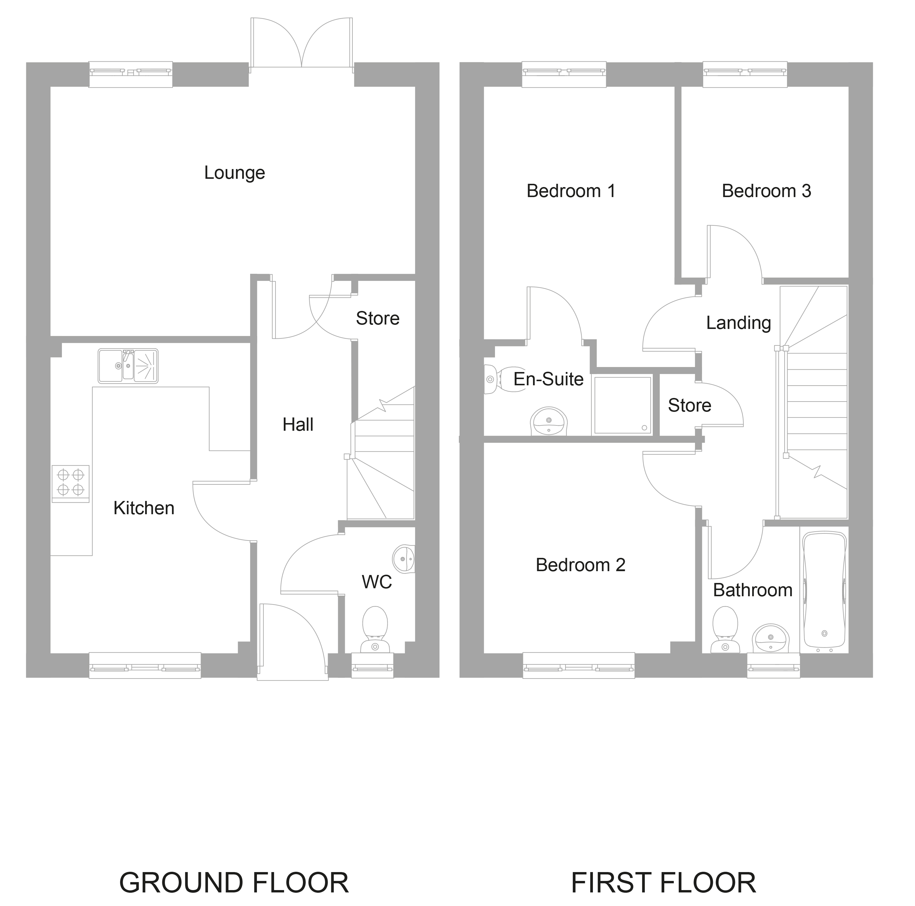 The Ashbrook floorplan