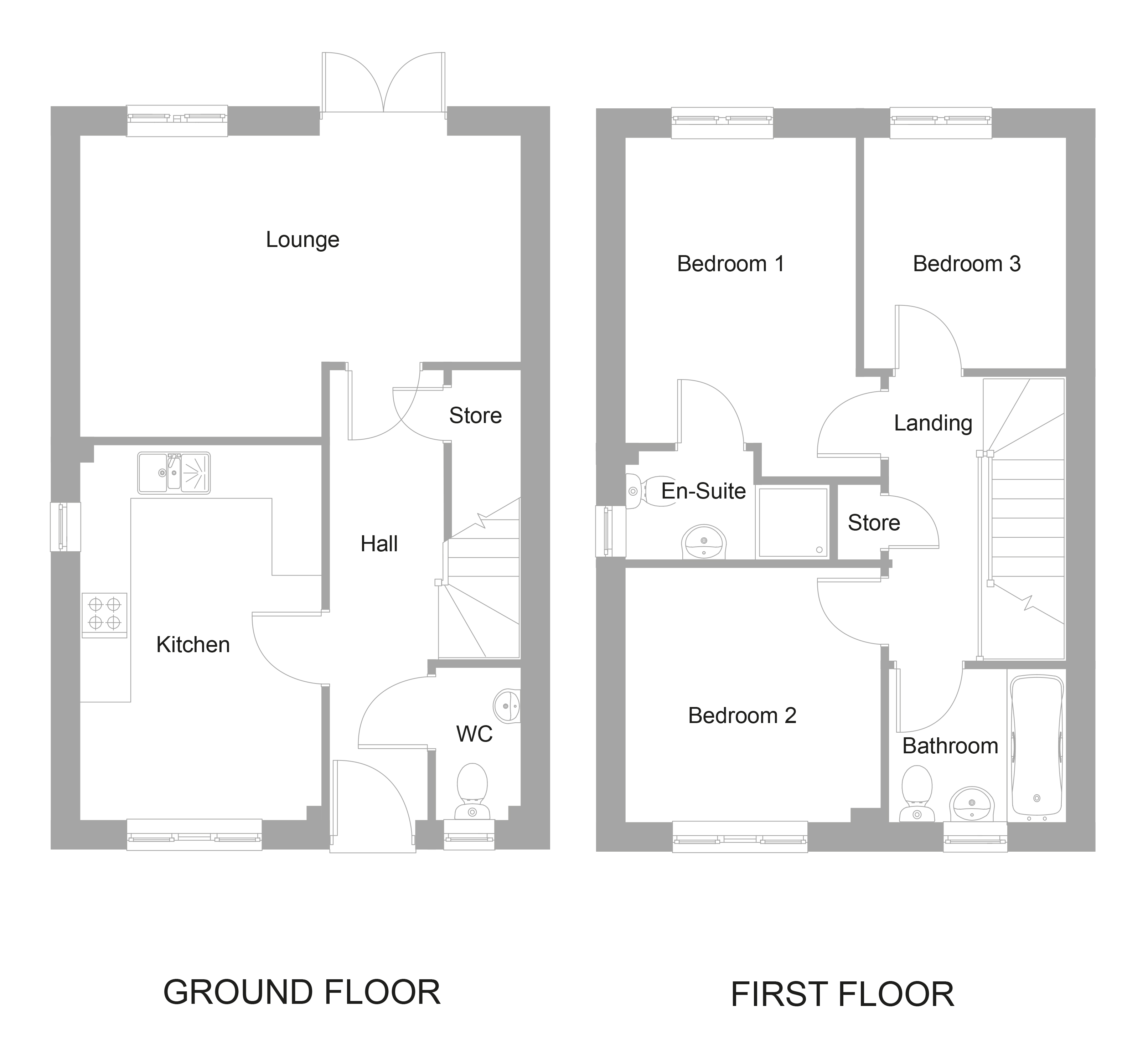 The Brewster floorplan