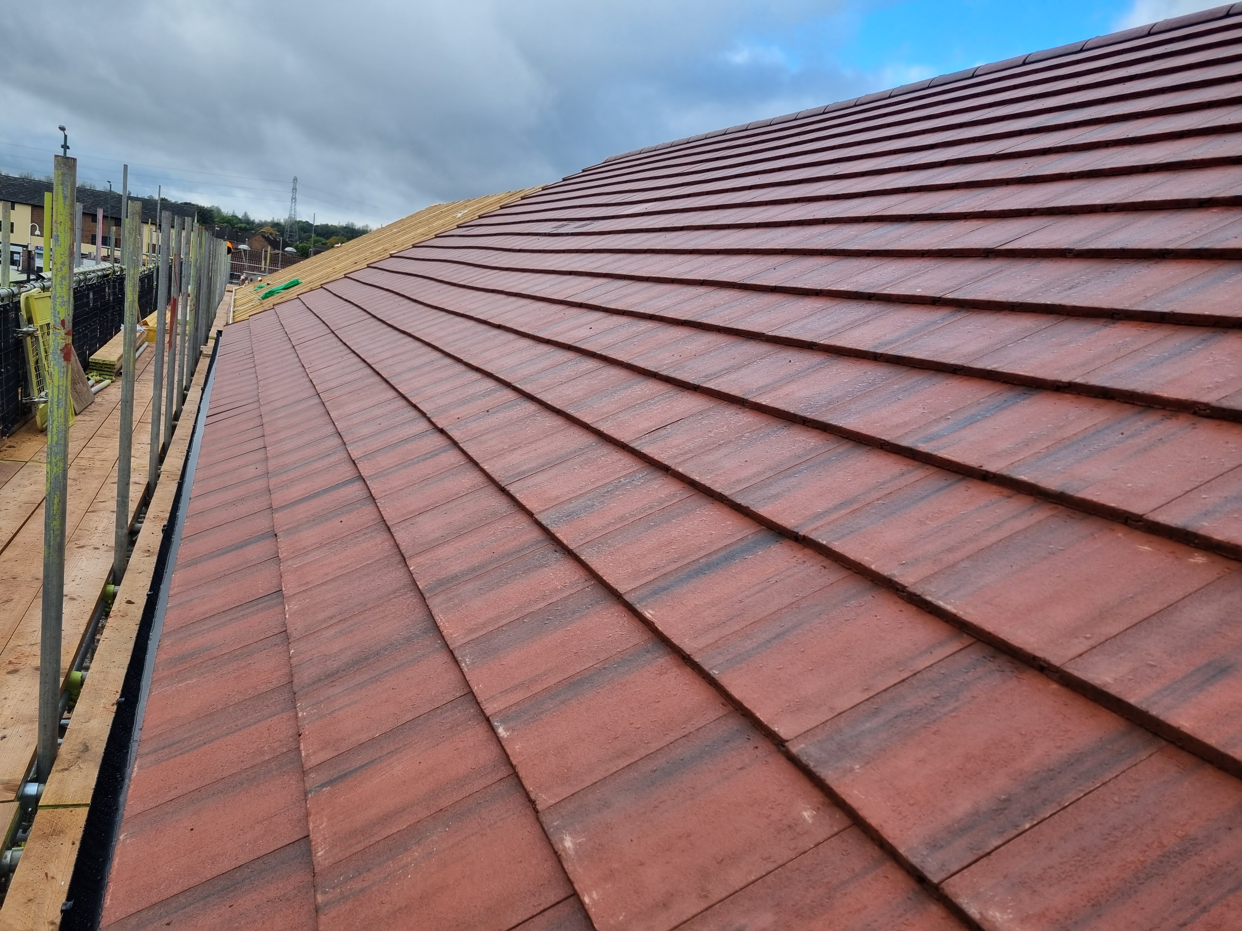 The roof of homes in Walsall