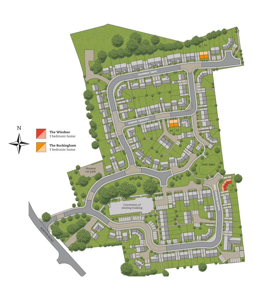 Scholars Walk site map