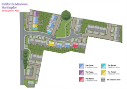 California Meadows development map
