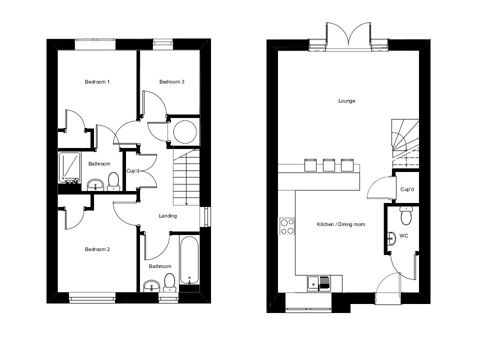 The Foxtail floorplans