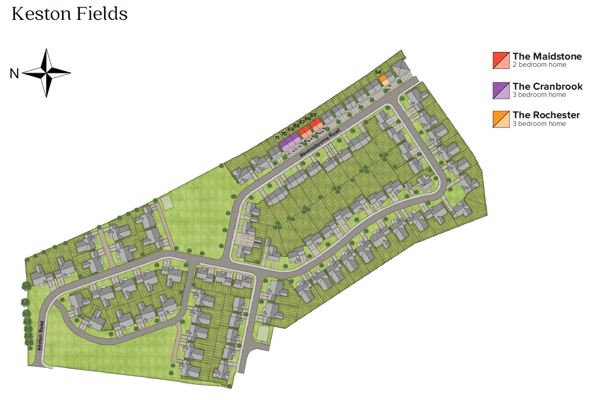 Keston Fields site plan