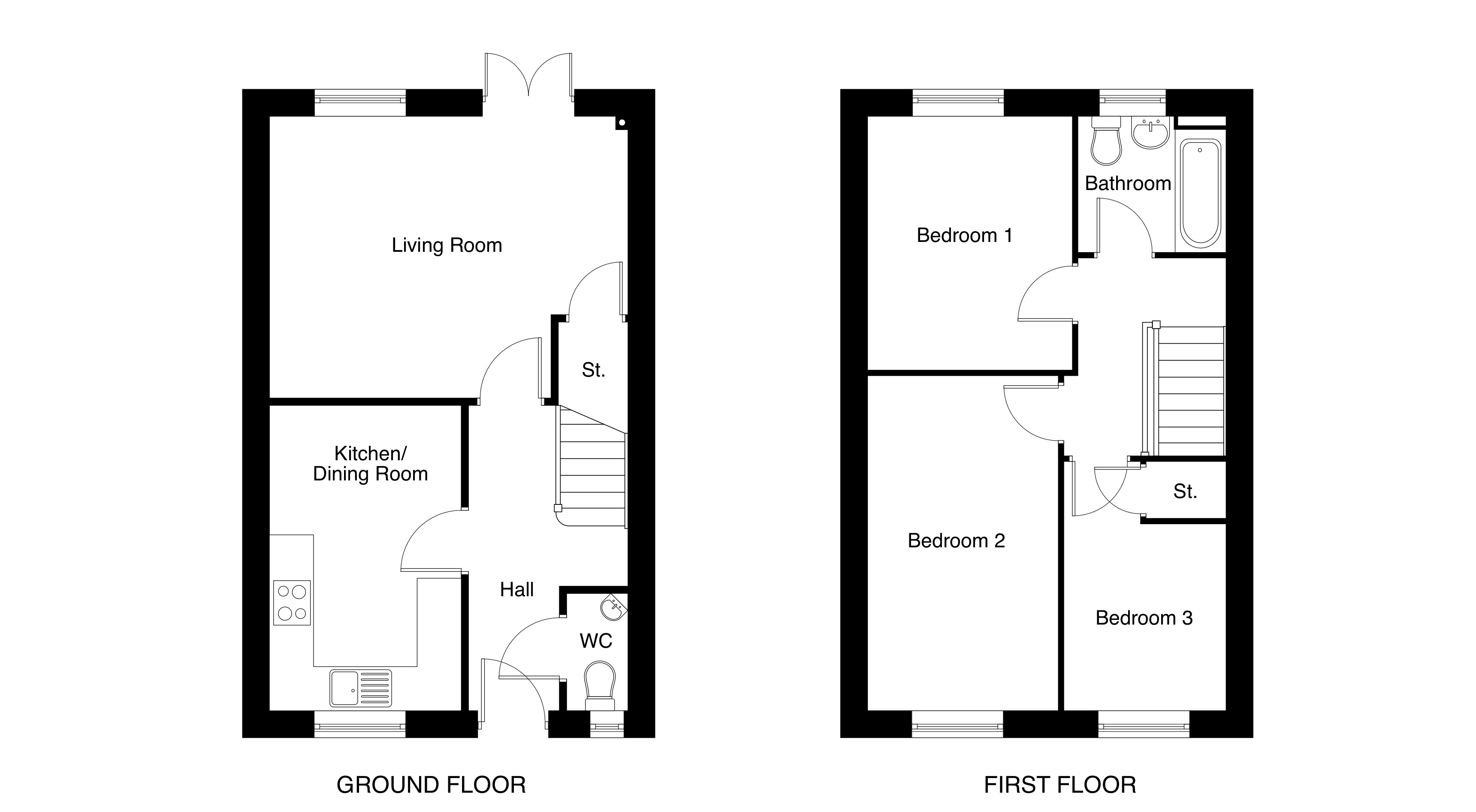 The Dalton floor plans