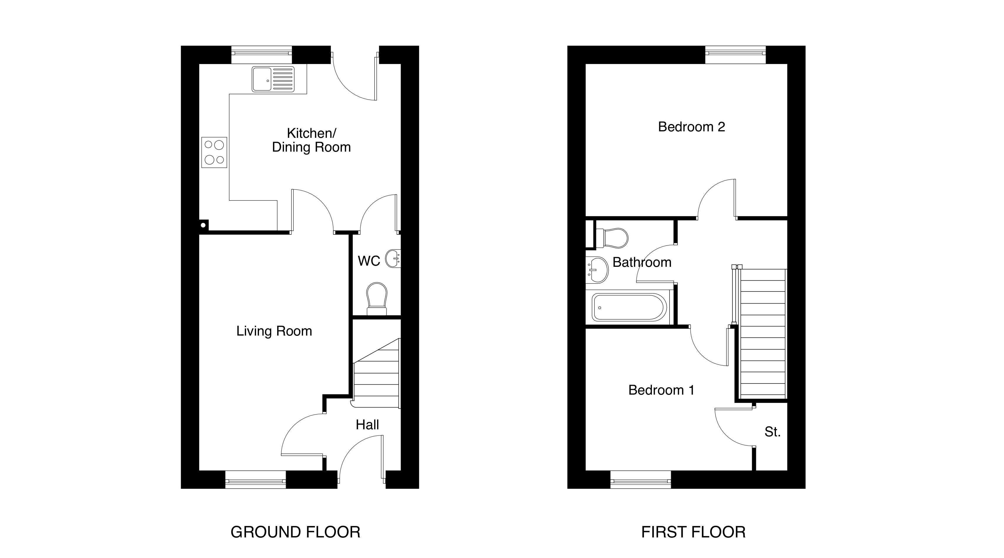The Kildale floor plans