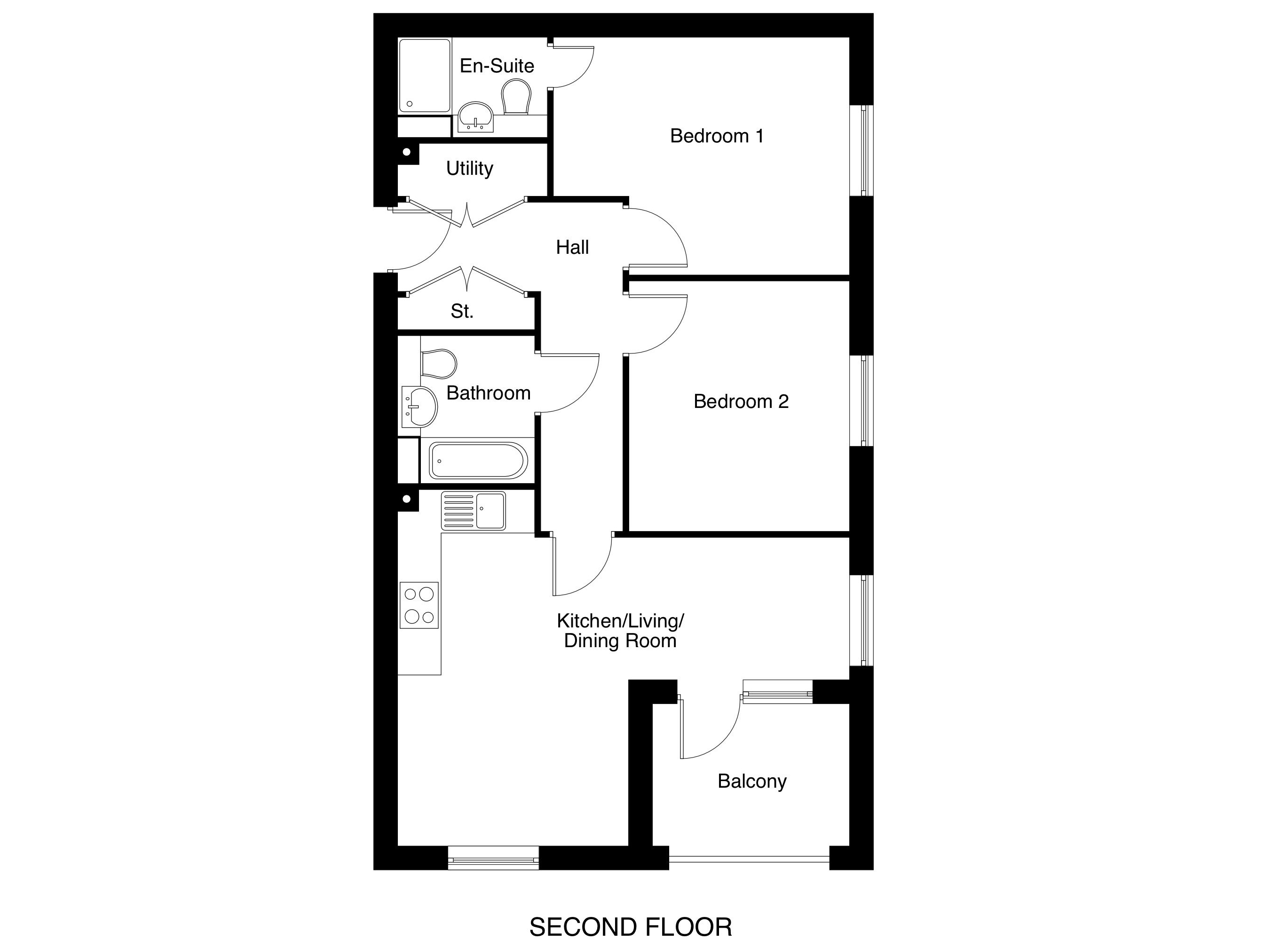 The Oxford floor plans