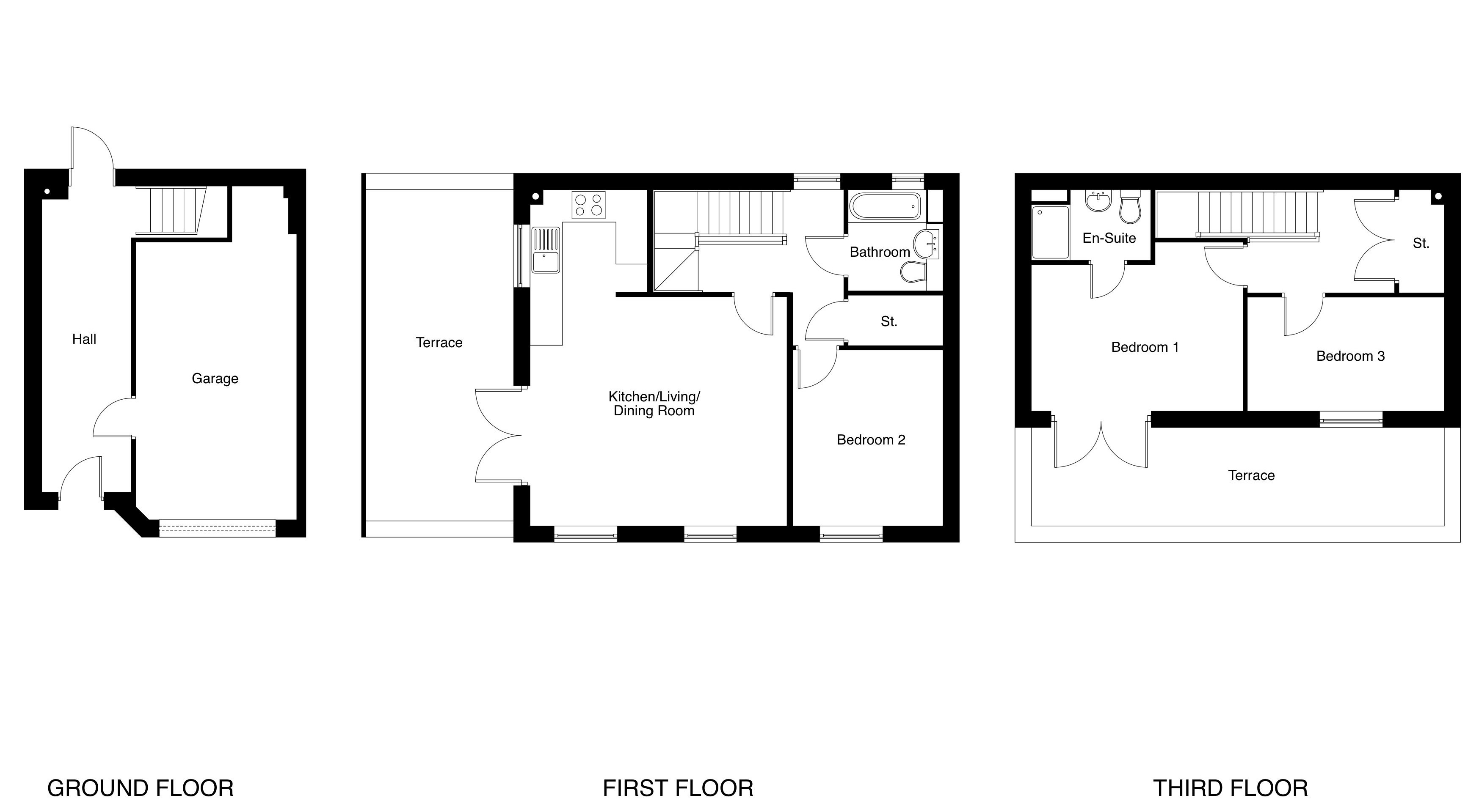 The Swift floor plans