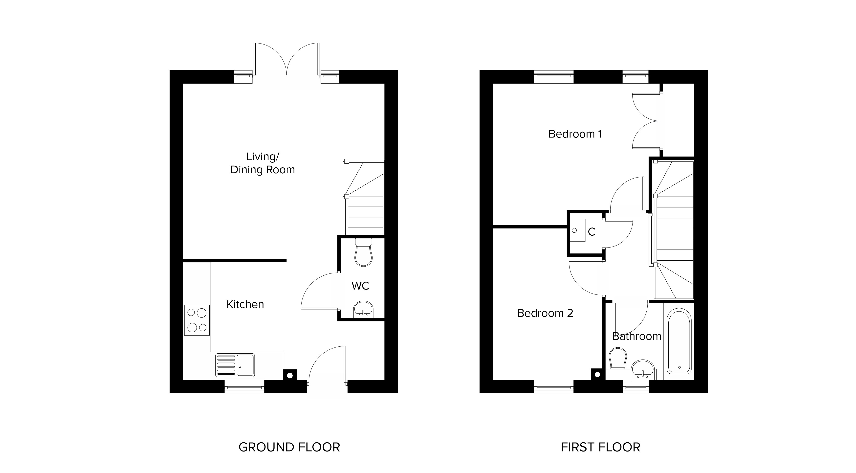 The Kingfisher floor plans