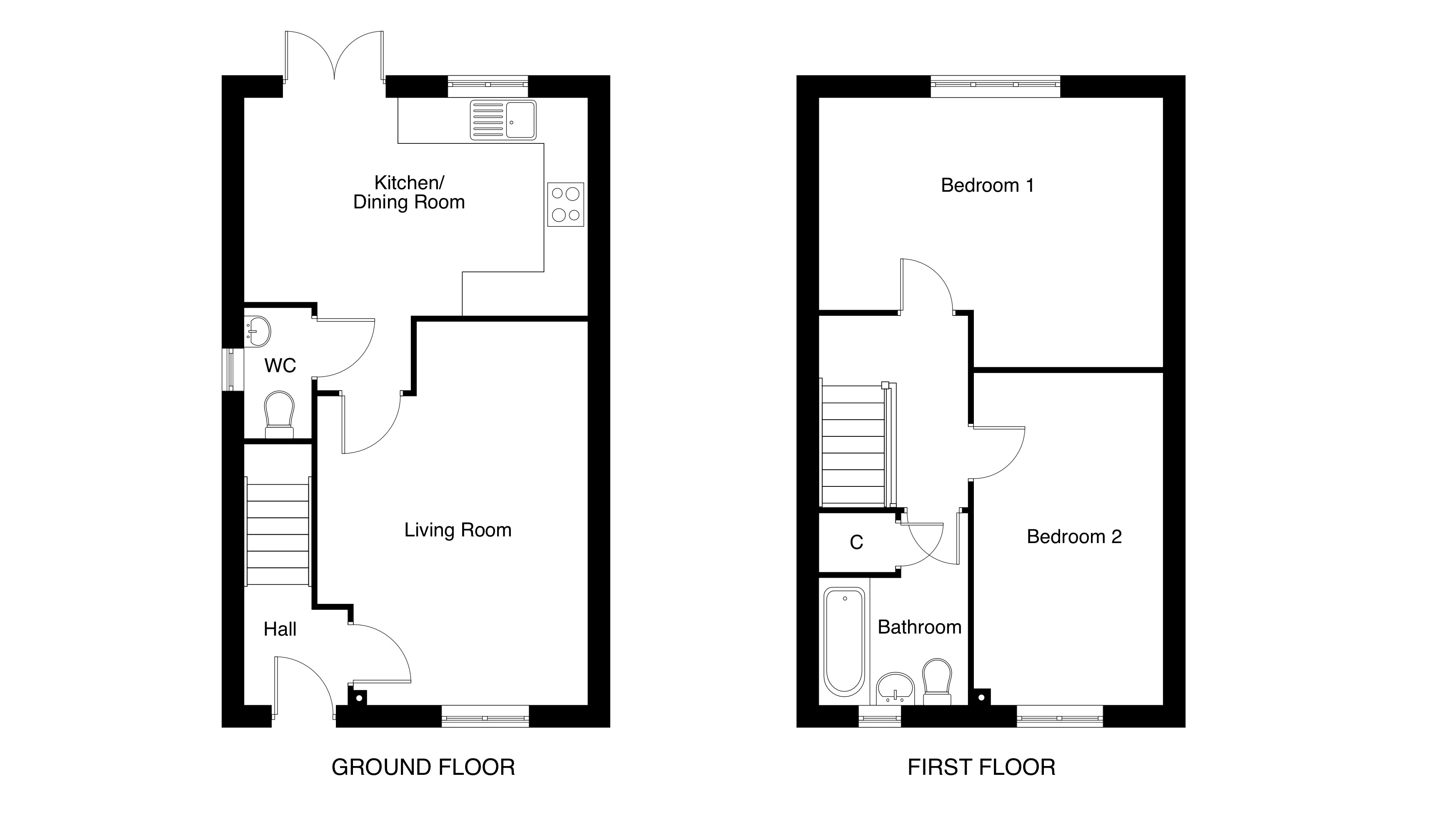 The Beech floor plans