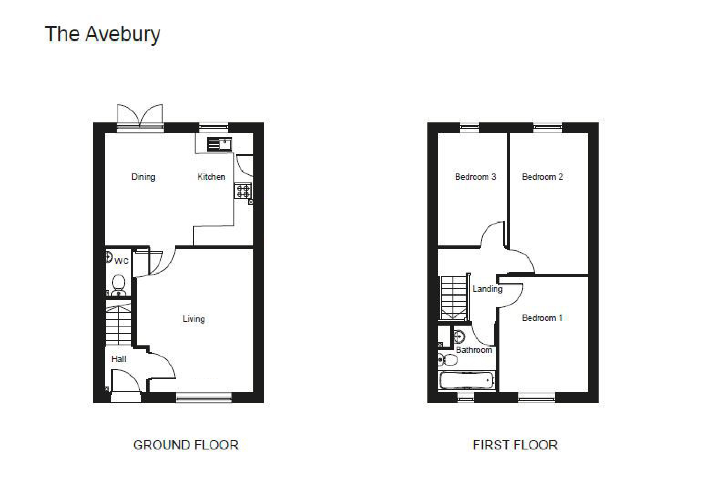 The Avebury floor plans