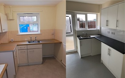 Image of kitchens meeting Longhurst Group lettable standard