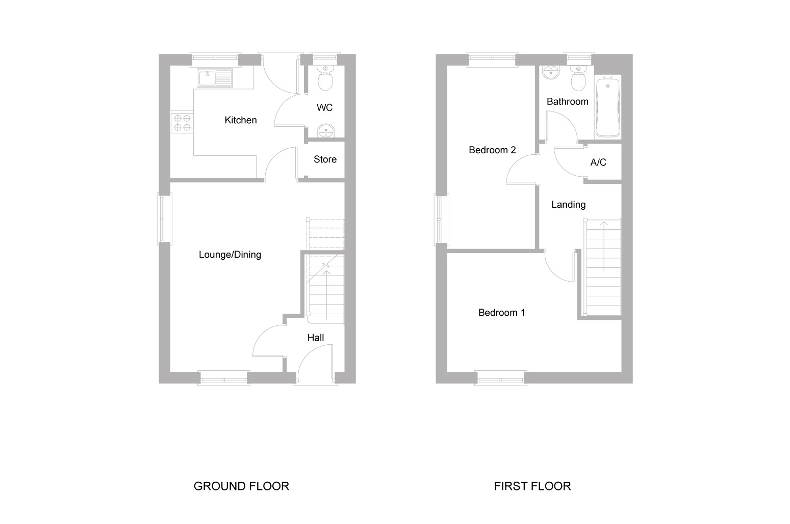 The Dunnock floor plans