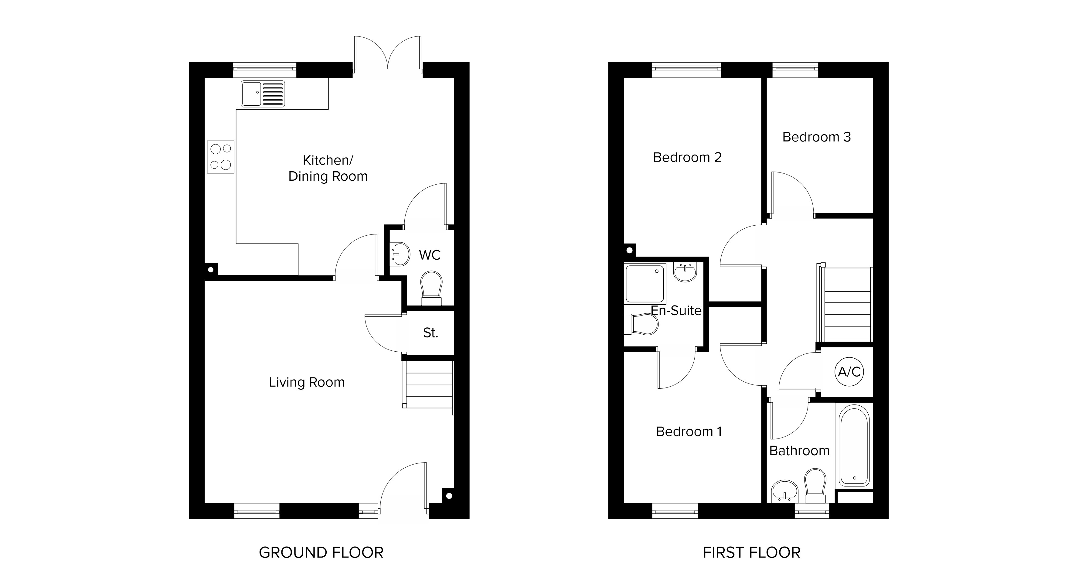 The Clements floorplans