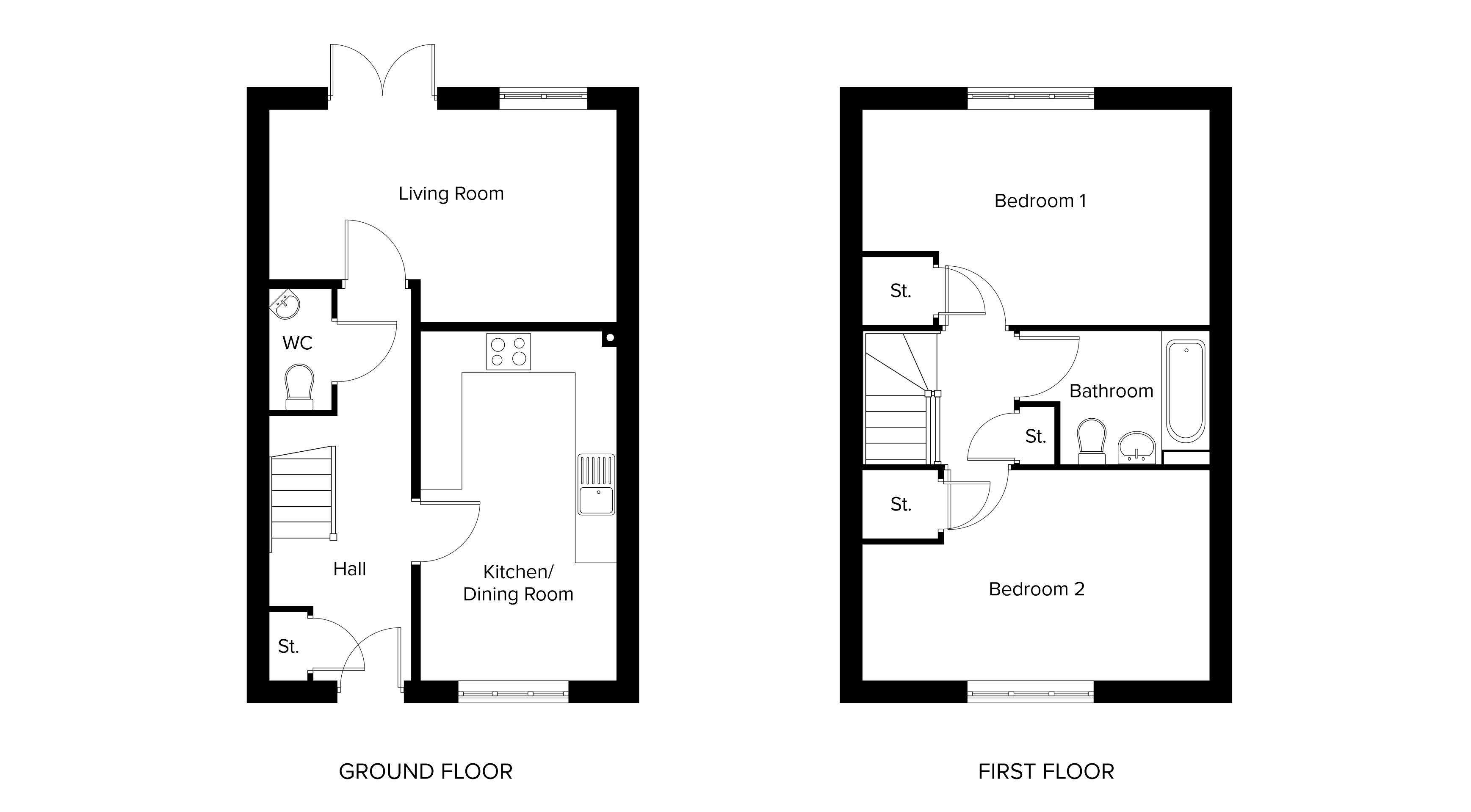 The Cooper 1 floorplans