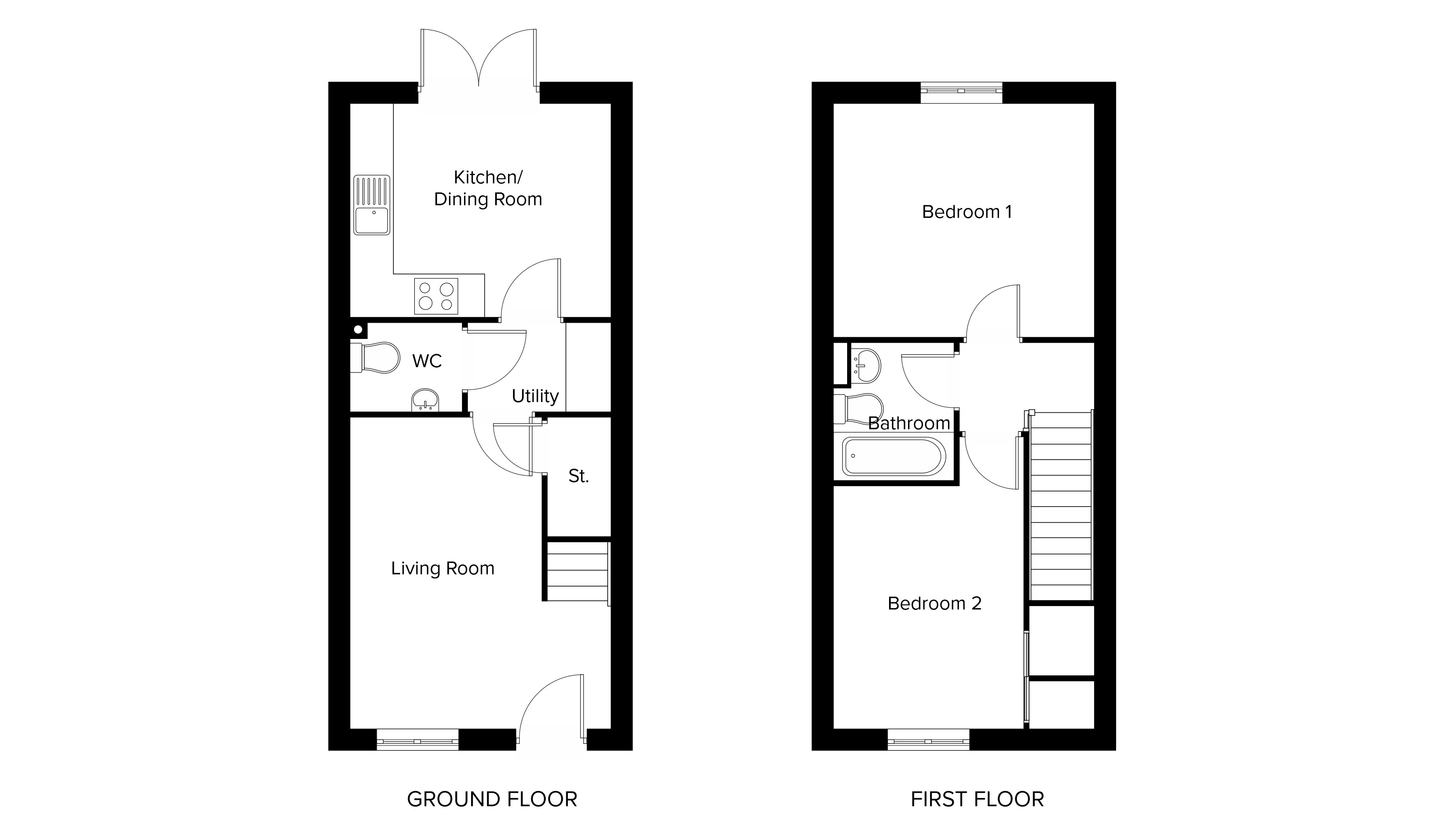 The Pembrey floorplans