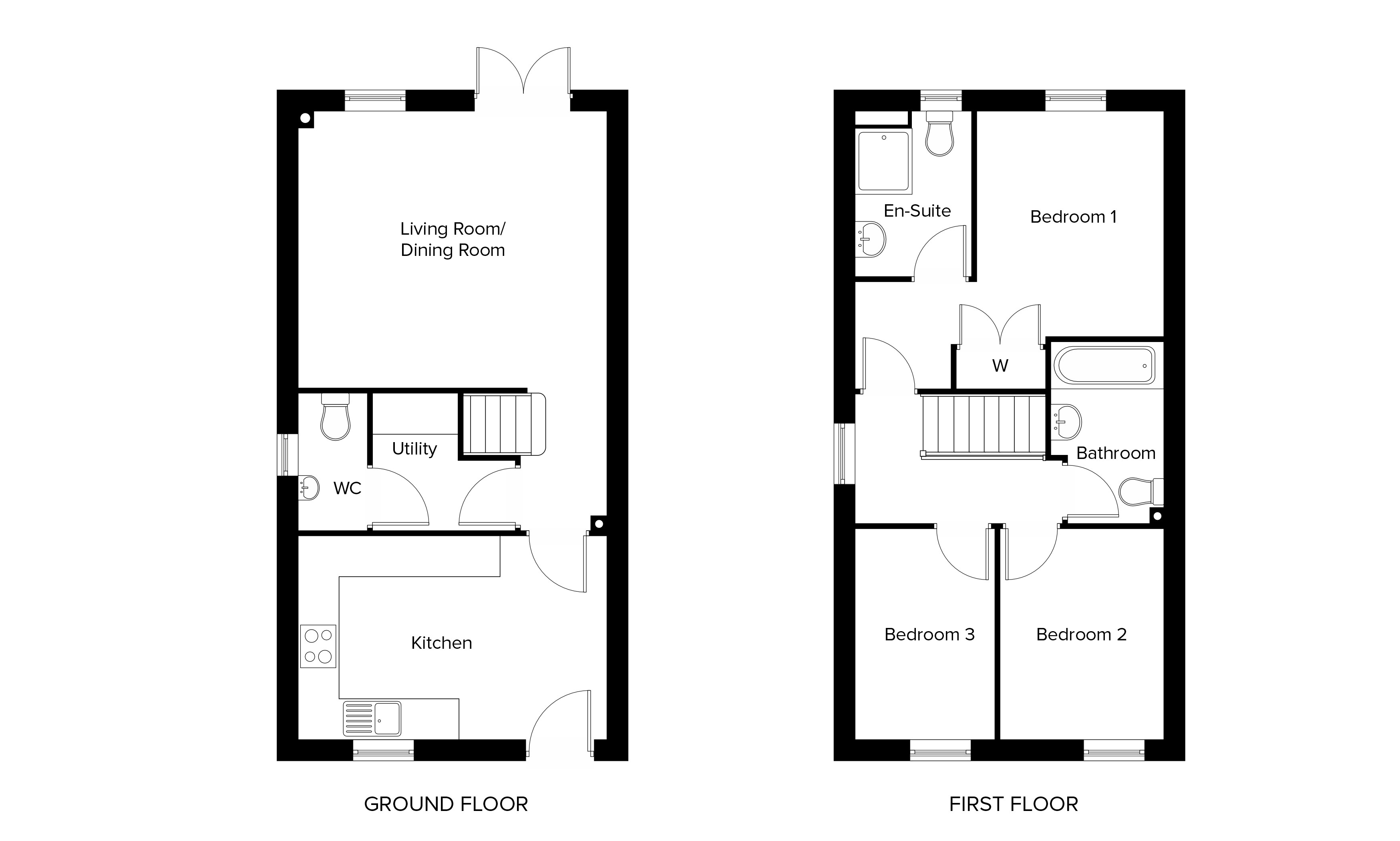 The Brooklands floorplans