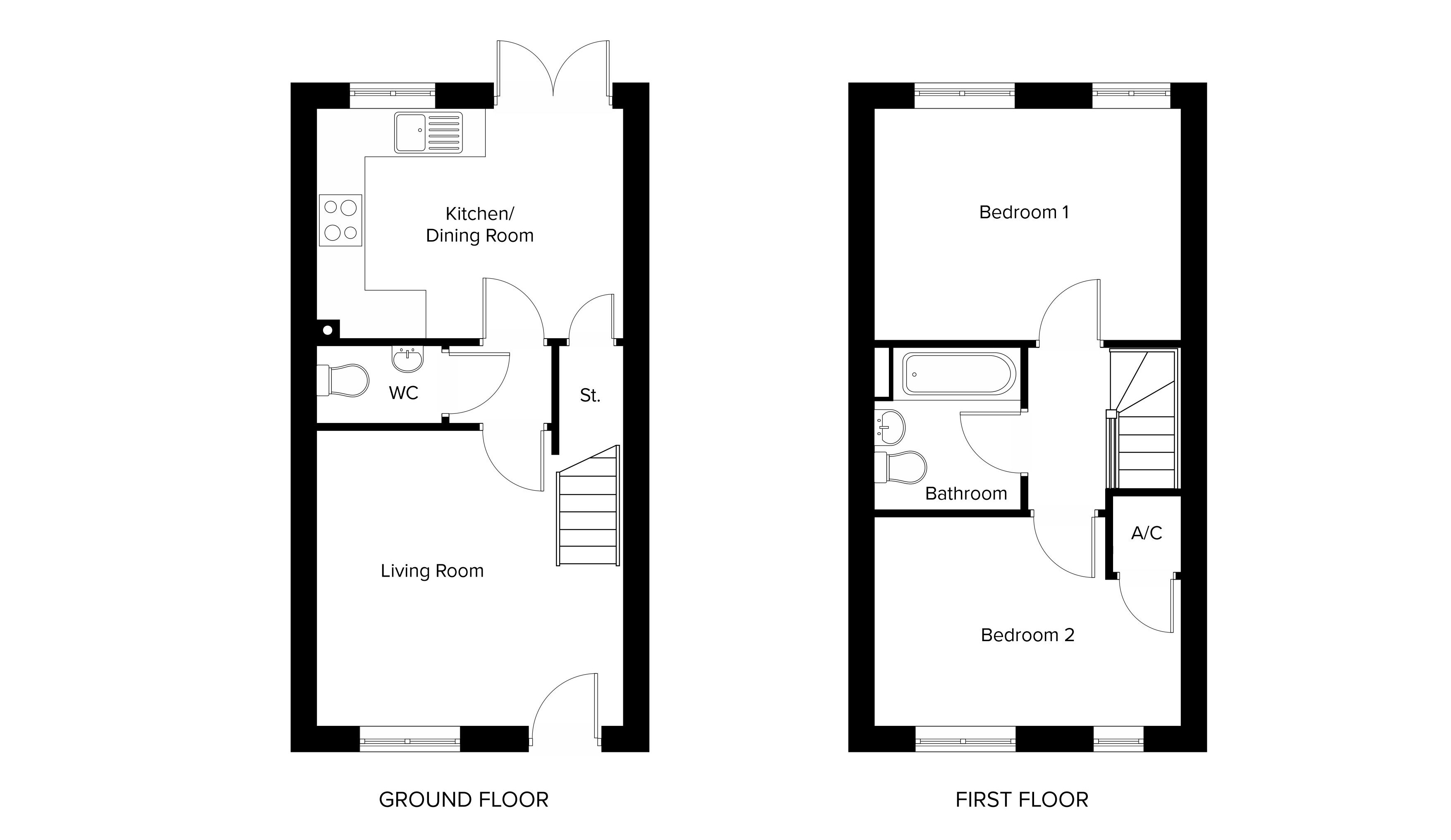 The Barnby floorplans