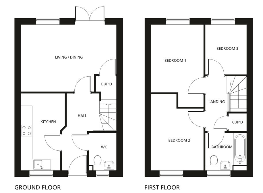 The Naylor floorplans