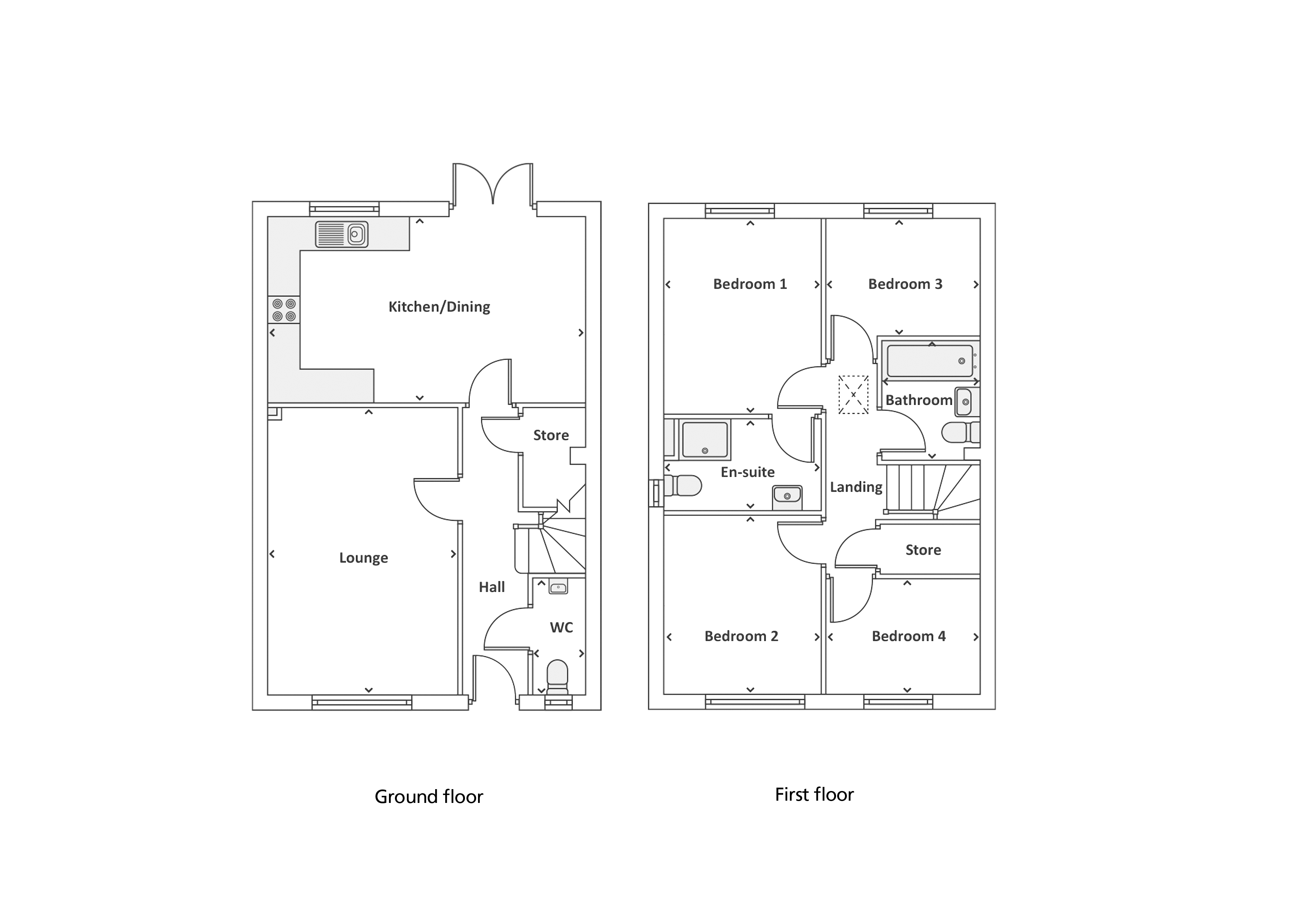 The Whisby floorplans