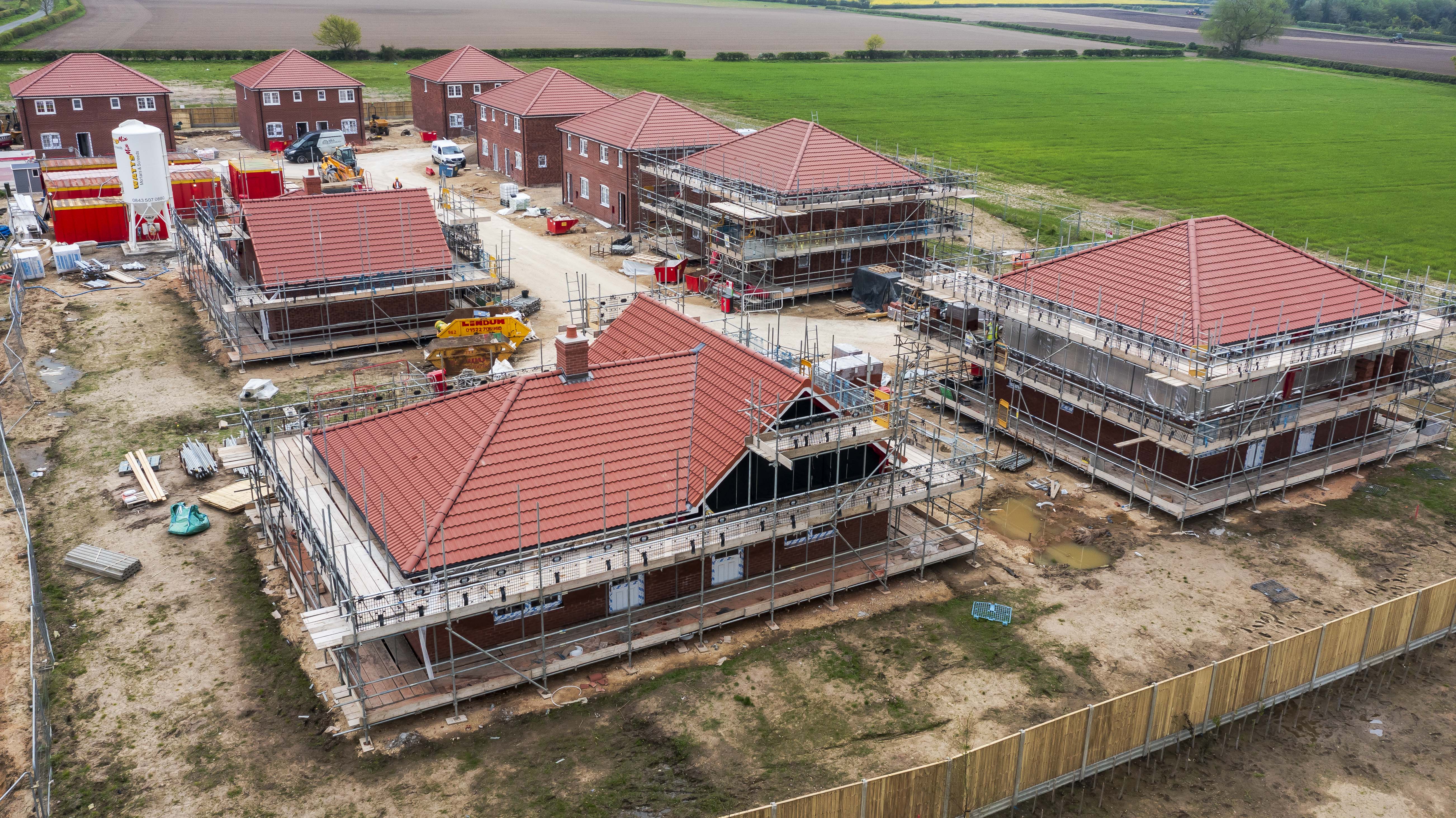 Shared Ownership homes at Vasey Fields Bassingham Lincoln New