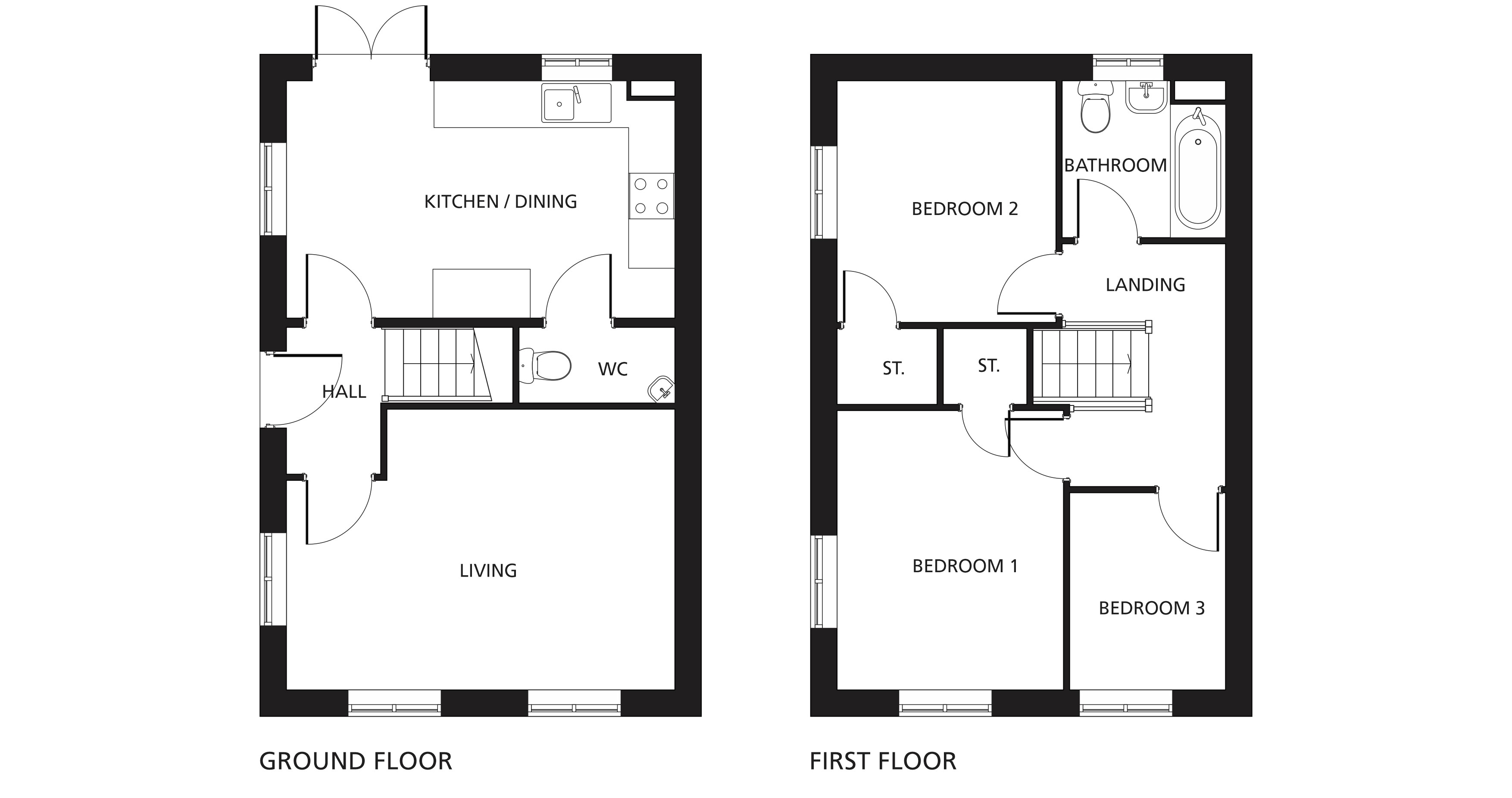 The Dove floorplans