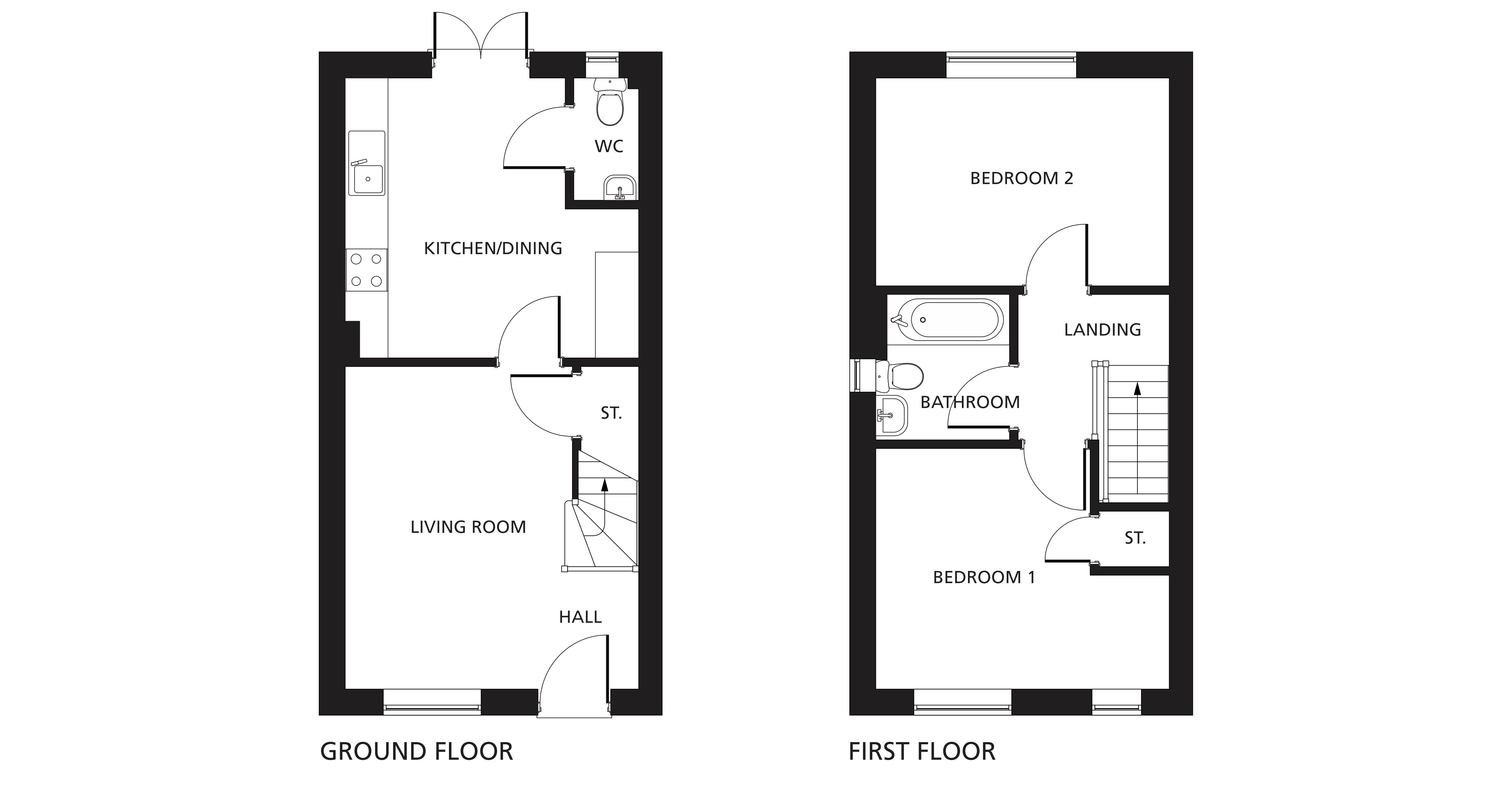 The Mulberry floorplan