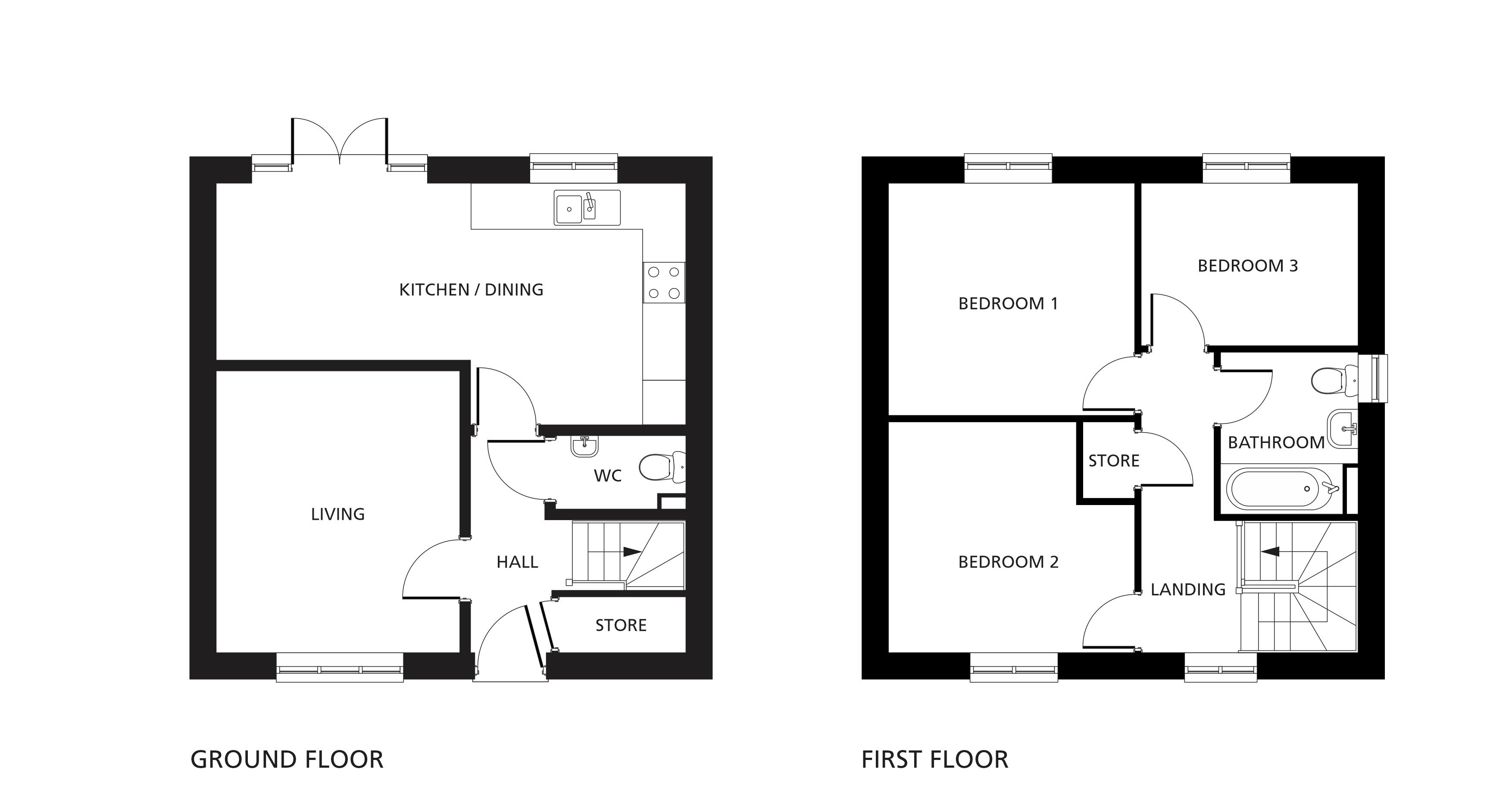 Redpoll 1 floorplans