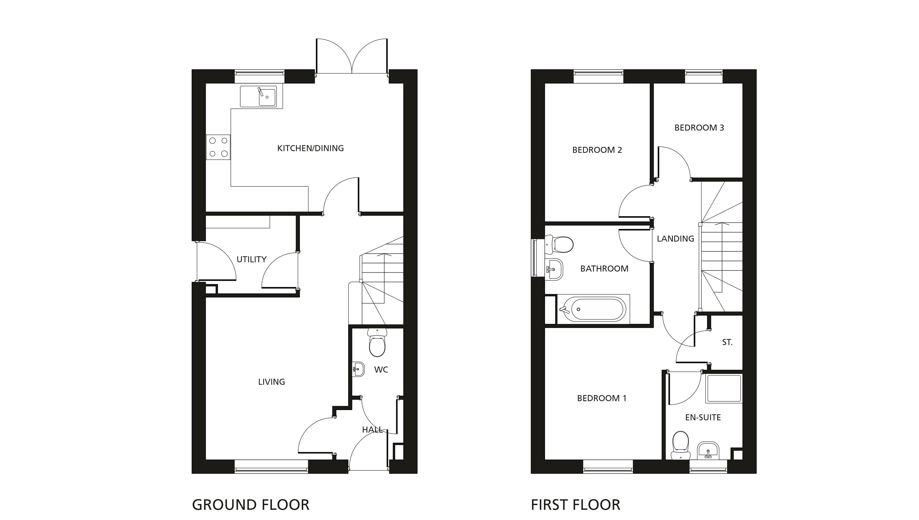 The Crowland floorplans