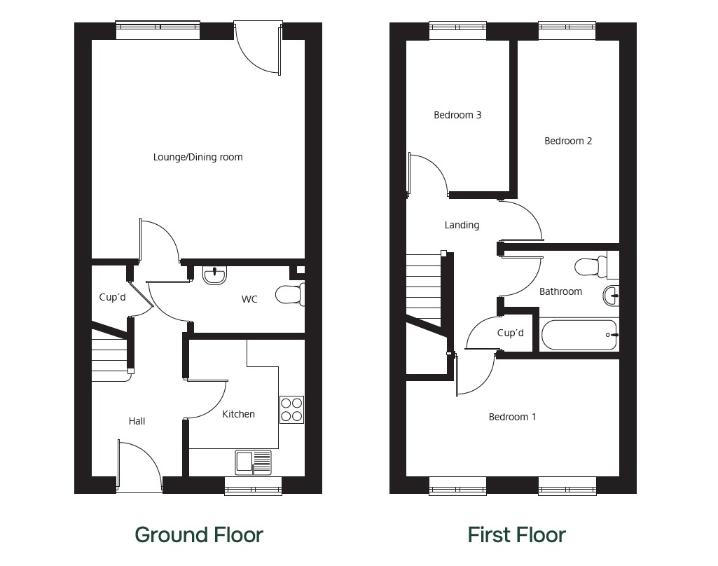 The Wilford floorplans