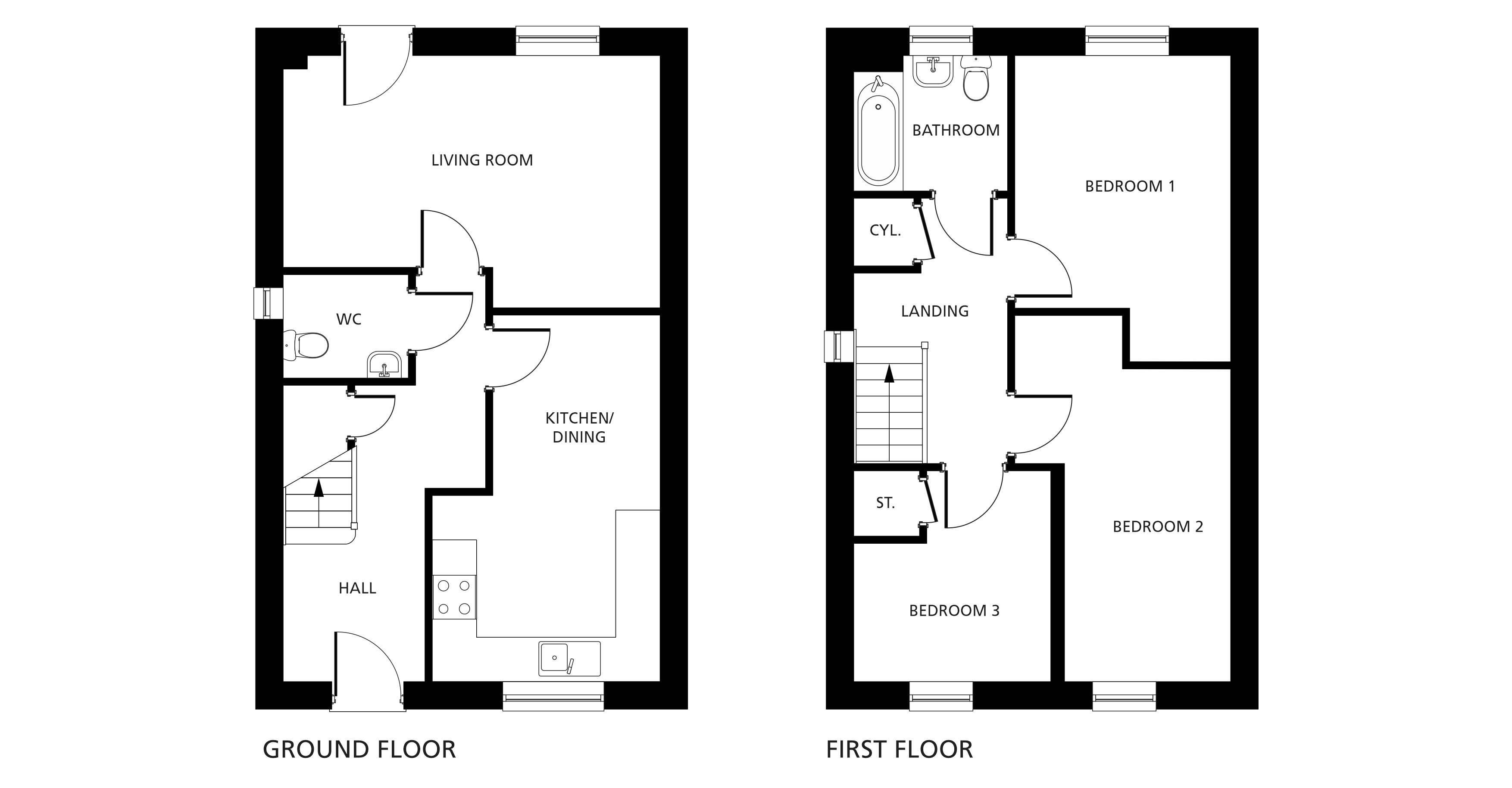 Plot 43 floorplans