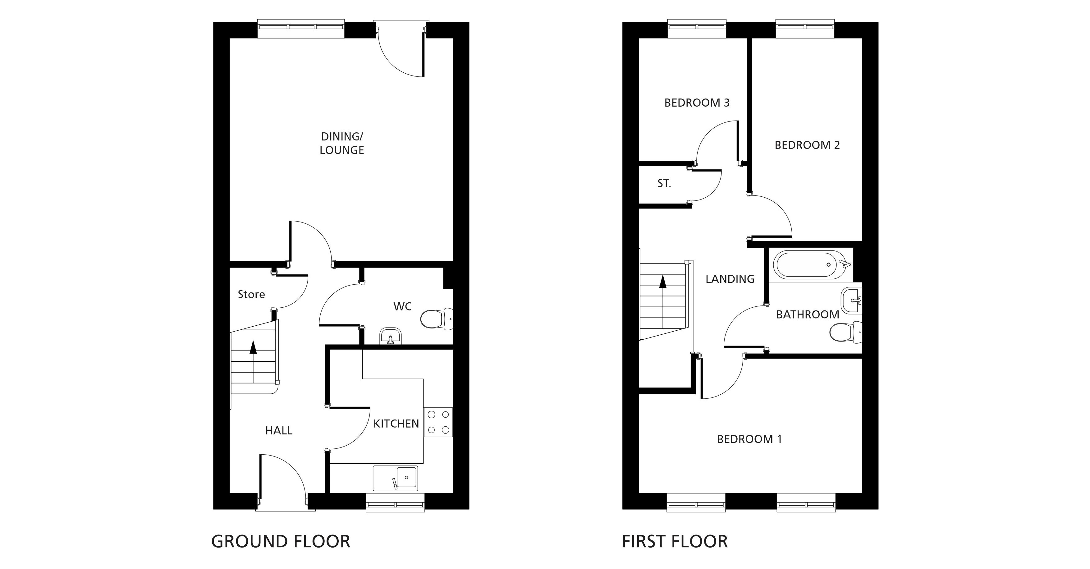 The Spinney floor plans
