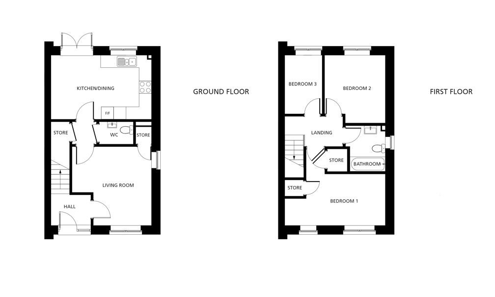 The Horncastle floorplans