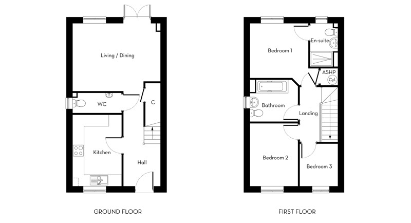 The Chestnut floor plans