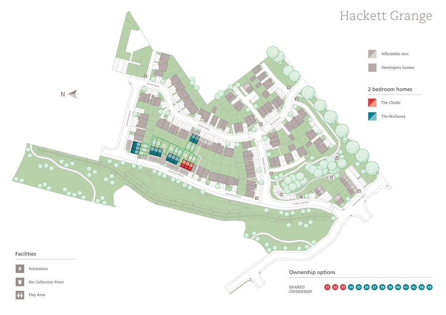 Hackett Grange site plan