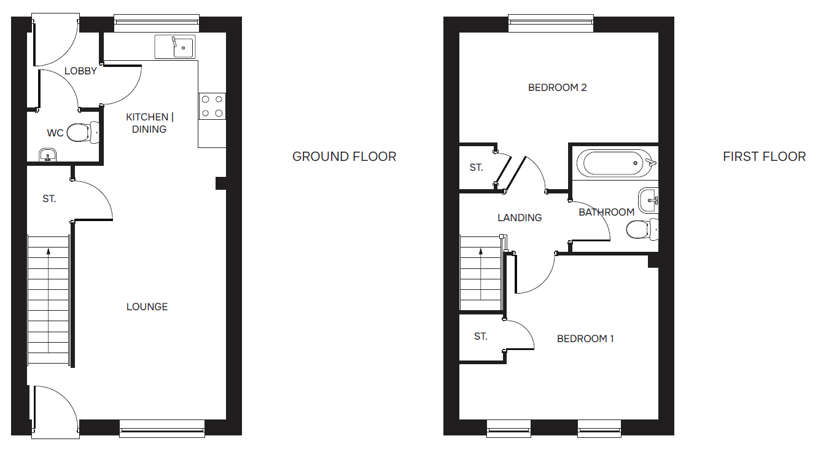 The Glen floorplans