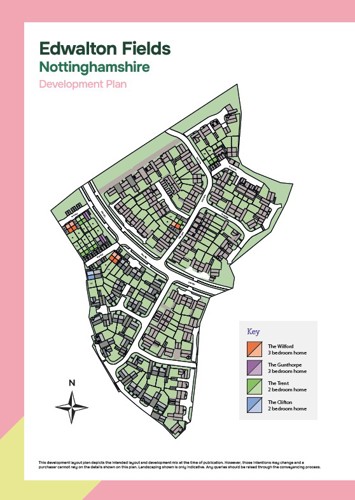 Edwalton Fields site map