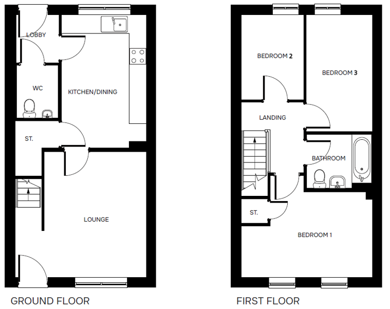 The Aylestone floorplans