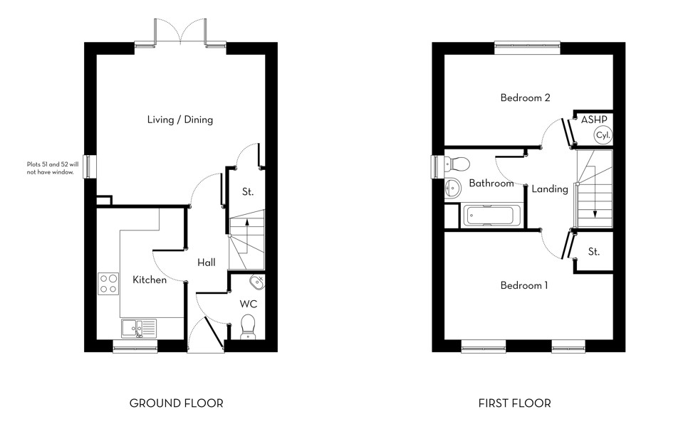 The Redwood floorplans